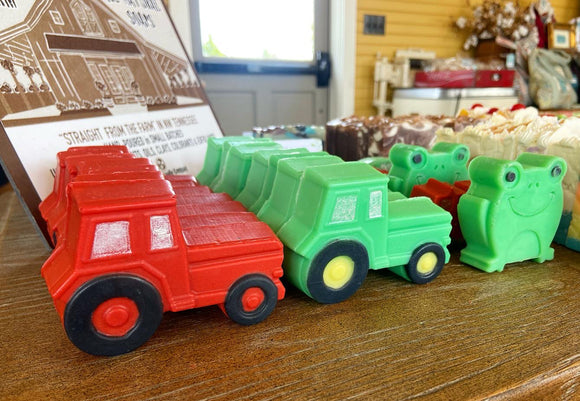 “Tractor” soaps