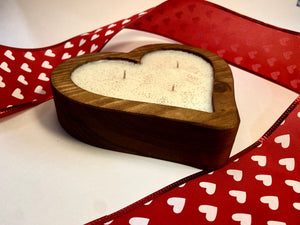 Heart Dough Bowl Candle