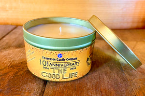 10 Year Anniversary- (Limited Edition) "The Good Life"- 8oz Tin Candle