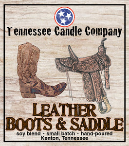 Leather Boots & Saddle- Large Wax Melts