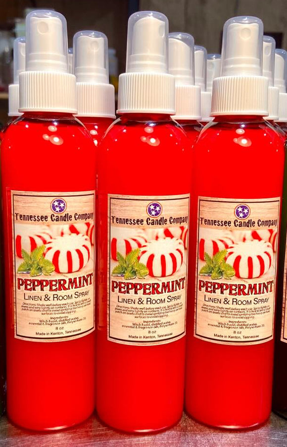 Peppermint- 8 oz Room & Linen Spray