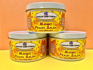 Mango Peach Salsa-Tin Candle