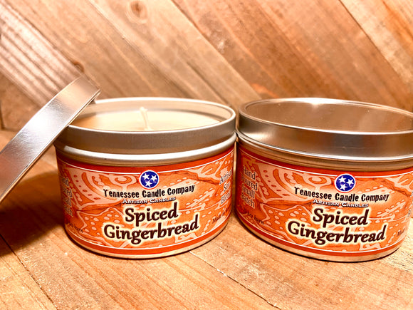 Spiced Gingerbread - 8oz tin candle